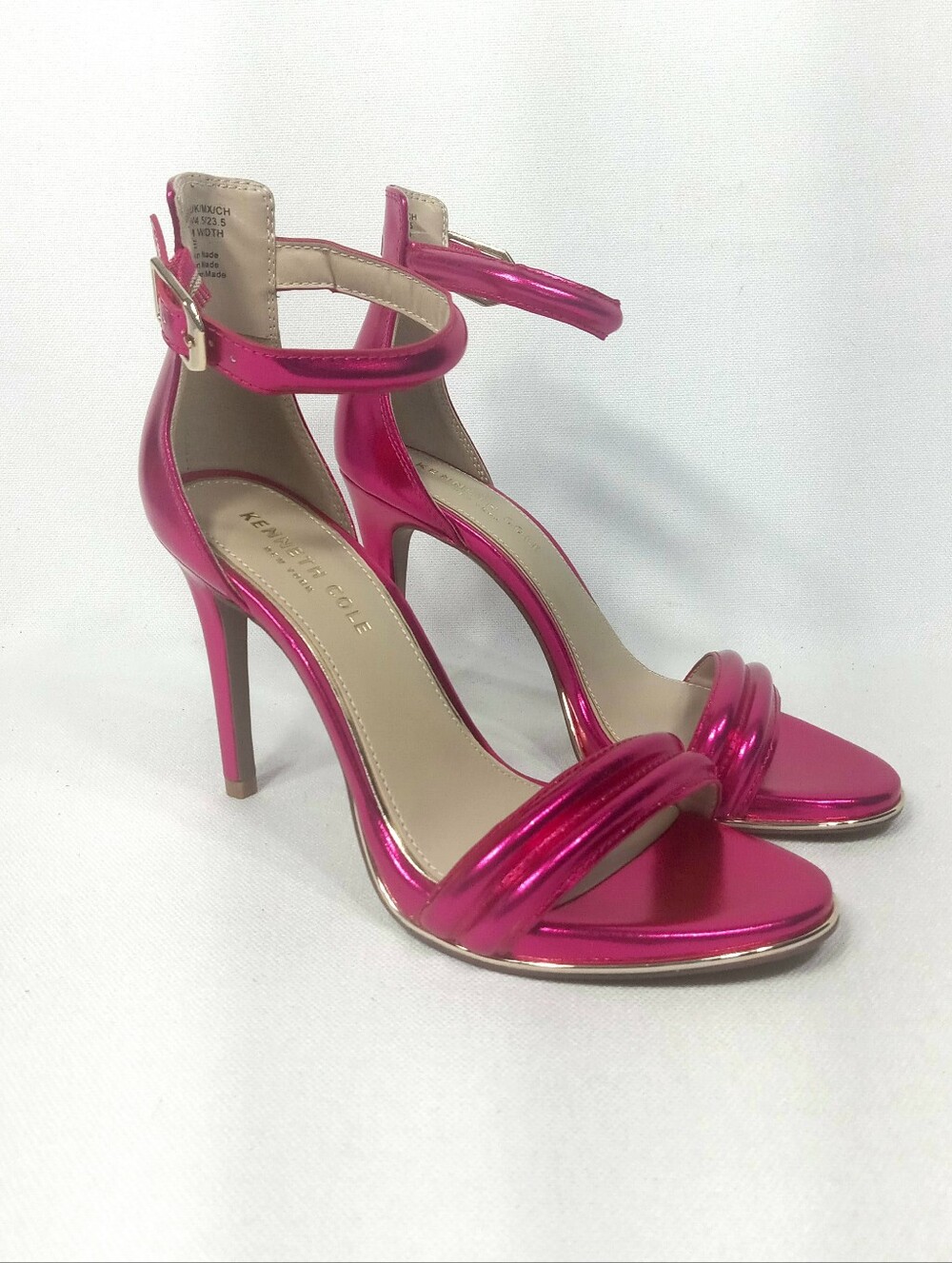 KENNETH COLE NEW YORK Women's Hot Pink Brooke Dress Sandals Size 7M
